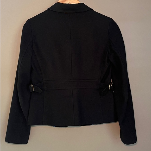 J Crew Robert Noble Black Wool Blazer Size 6 - Picture 5 of 8